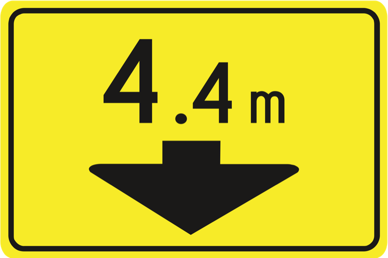 Warning Sign 60x90